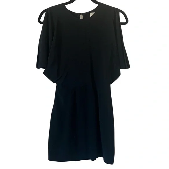 boohoo black mini dress Kimono Short Sleeve Dress – Amelia Toro main image 1